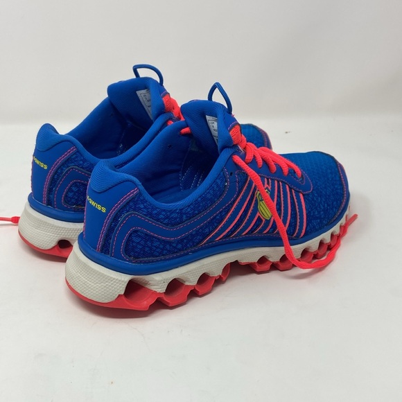 K SWISS AoSTA II WOMANS SIZE 7 E14-097 RUNNING SHOE BLUE/PINK MESH LIGHTWEIGHT - Picture 7 of 16